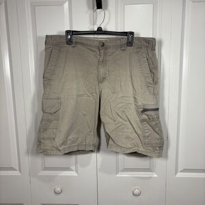Columbia Cargo Shorts Men 38 Tan Utility Outdoor Hiking Pockets Summer Trail